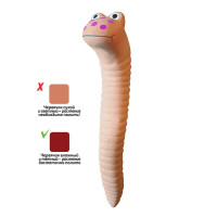 Индикатор влажности почвы Червячок керамика бежевый