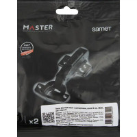 Петля мебельная накладная с доводчиком Samet Master Black 95°