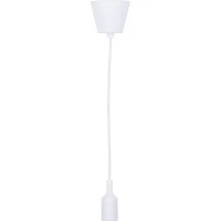 Патрон для лампы E27 TDM Electric с подвесом 1 м цвет белый