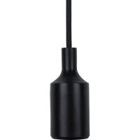Патрон для лампы E27 TDM Electric с подвесом 1 м цвет черный