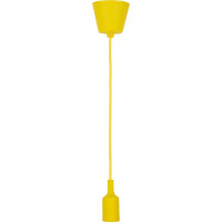 Патрон для лампы E27 TDM Electric с подвесом 1 м цвет желтый