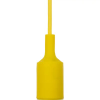 Патрон для лампы E27 TDM Electric с подвесом 1 м цвет желтый