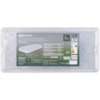 Светильник ЖКХ светодиодный TDM Electric 12 Вт IP54 6 м² накладной прямоугольник цвет белый