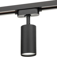 Трековый светильник спот поворотный Ritter Artline 55x100мм под лампу GU10 до 2.6м² металл цвет чёрный