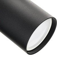 Трековый светильник спот поворотный Ritter Artline 55x100мм под лампу GU10 до 2.6м² металл цвет чёрный