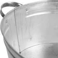 Таз оцинкованный овальный 23 л