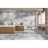 Керамогранит Arcadia Ceramica Rex Onyx Blue 60x120 см 1.44 м² полированный цвет голубой