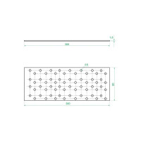 Пластина соединительная PS 300x80x1.8