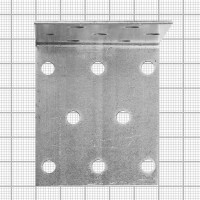 Угол крепежный равносторонний KUR 60x60x50x1.8