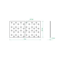 Перфорированная лента монтажная LM 80x1.8 10м