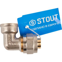 Угольник Stout винтовой внутренняя резьба 1/2\