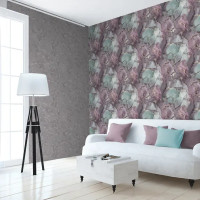 Обои флизелиновые Ateliero Alicante фиолетовые 1.06 м 989135