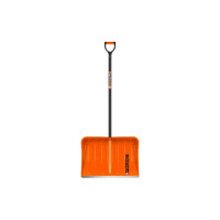 Лопата для уборки снега Finland Orange 1731 55x150 см пластик с черенком