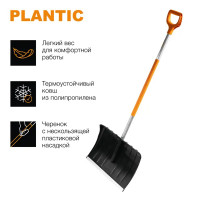 Лопата для уборки снега Plantic Snow Light 12002-01 54.5х150 см с алюминиевым черенком