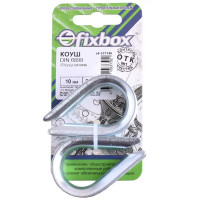 Коуш из оцинкованный стали Fixbox DIN 6899 10 мм, 2 шт.