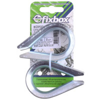 Коуш из оцинкованный стали Fixbox DIN 6899 14 мм, 2 шт.
