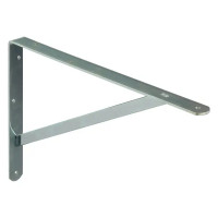 Кронштейн Dolmen 26.8x40 см нагрузка до 60 кг цвет сталь