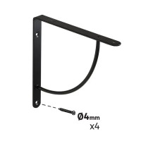 Кронштейн Bi Bop 23x23 см нагрузка до 40 кг цвет черный