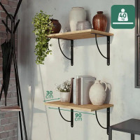 Кронштейн Bi Bop 23x23 см нагрузка до 40 кг цвет черный