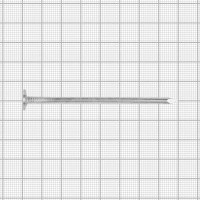 Гвозди кровельные 4x80 мм, оцинкованные, 1 кг