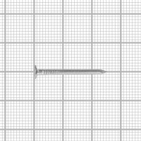 Гвозди толевые 2x25 мм, оцинкованные, 1 кг