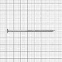 Гвозди ершеные 3.2x70 мм, оцинкованные, 0.2 кг