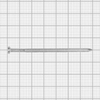 Гвозди ершеные 3.2x70 мм, оцинкованные, 1 кг