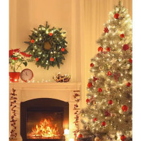 Гирлянда светодиодная нить Uniel ULD-S5000-500/DGA электрическая 50 м теплый белый свет 8 режимов 500 ламп цвет зеленый