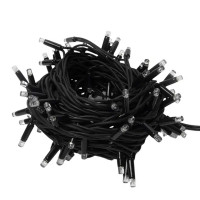 Гирлянда светодиодная бахрома Uniel ULD-B3010-200/TBK электрическая 3 м белый свет 1 режим 200 ламп цвет черный