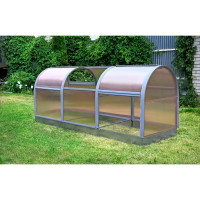 Парник Прогресс-Мини Нано 3х1х1.3 м сталь/поликарбонат