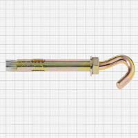 Клиновой анкер-крюк 14x100 мм