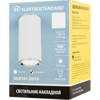 Светильник точечный накладной Elektrostandard DLN101 GU10 2 м² цвет чёрный