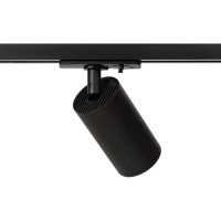 Трековый светильник спот ЭРА TR39 GU10 под лампу однофазный цвет черный