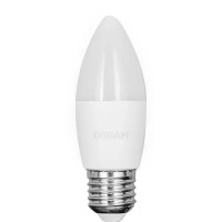 Лампа светодиодная Osram свеча 9Вт 806Лм E27 холодный белый свет