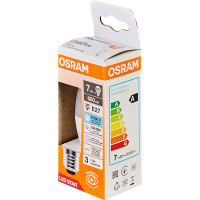 Лампа светодиодная Osram свеча 7Вт 600Лм E27 холодный белый свет