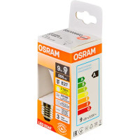 Лампа светодиодная Osram шар 9Вт 806Лм E27 теплый белый свет