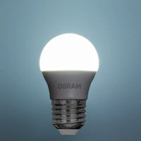 Лампа светодиодная Osram шар 5Вт 470Лм E27 холодный белый свет