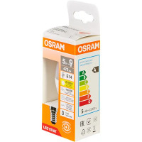 Лампа светодиодная Osram свеча 5Вт 470Лм E14 теплый белый свет