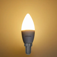 Лампа светодиодная Osram свеча 9Вт 806Лм E14 теплый белый свет