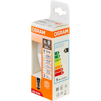 Лампа светодиодная Osram свеча 9Вт 806Лм E14 нейтральный белый свет