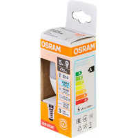 Лампа светодиодная Osram свеча 5Вт 470Лм E14 холодный белый свет