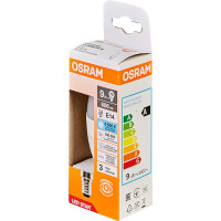 Лампа светодиодная Osram свеча 9Вт 806Лм E14 холодный белый свет