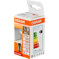 Лампа светодиодная Osram шар 7Вт 600Лм E14 нейтральный белый свет