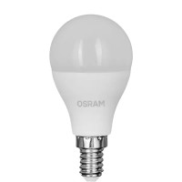 Лампа светодиодная Osram шар 9Вт 806Лм E14 холодный белый свет