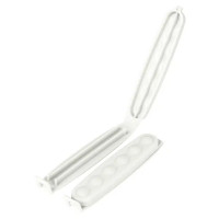 Зажимы Martika пластик цвет белый 10шт