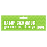 Зажимы Martika пластик цвет белый 10шт