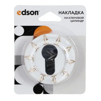 Накладка на цилиндр Edson EDS-SC-R3 ø54 мм цвет бело-золотой