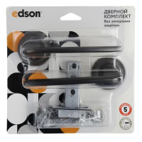 Дверные ручки Edson PS4R1, без запирания, цвет графит