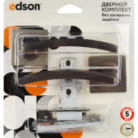 Дверные ручки Edson P16Q3, без запирания, цвет графит