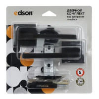 Дверные ручки Edson P11Q2, без запирания, цвет черный